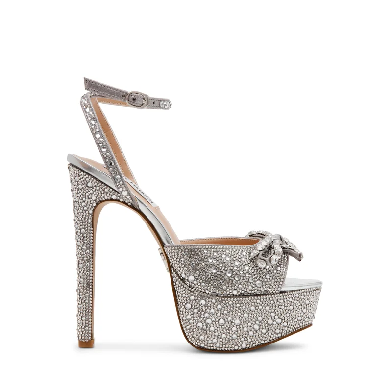 Steve madden stepper silver women's sandals